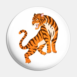 The Roar: Orange Tiger Edition Pin