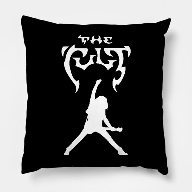 Cult Music Pillow by Hey Daddy Draws