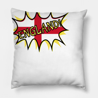 Flag of England POW star Pillow