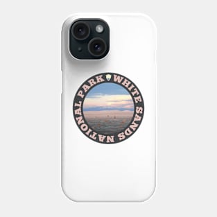 White Sands National Park circle Phone Case