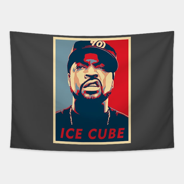 Meeh Ice Cube Tapestry by Girladies Artshop