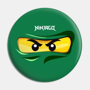 Ninjago Eyes GREEN Ninja FanArt FanMade Pin