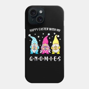 Happy Easter With My Gnomies Girls Kids Women Easter Phone Case