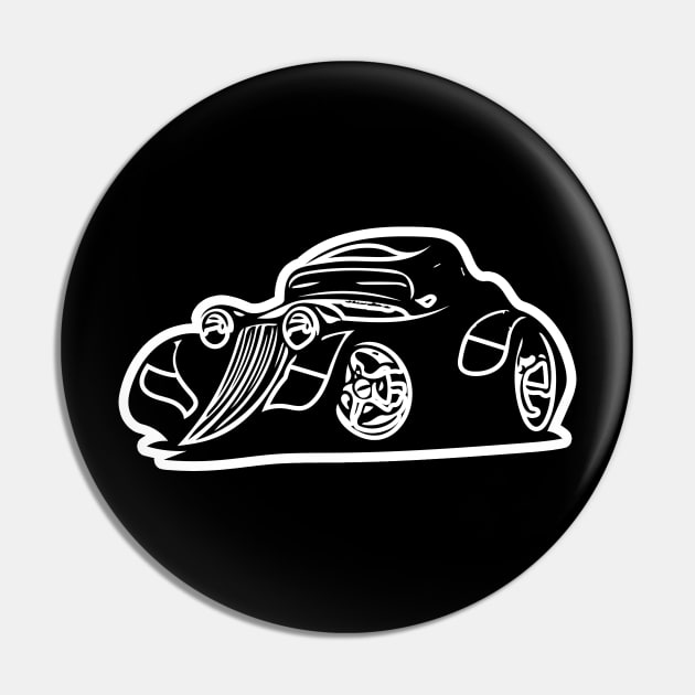 Mini black Hotrod Pin by Aliii63s