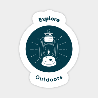 Explore outdoors Magnet