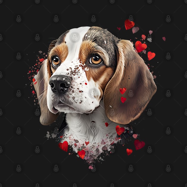 Beagle Valentine's Day by JayD World