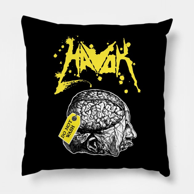 HAVOK band Pillow by Daniel Cantrell