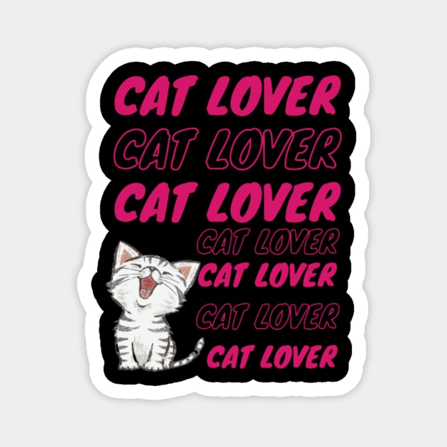 Cat Lover Magnet by elmouden123