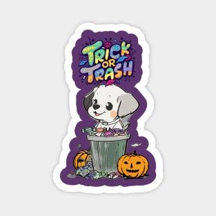 Trick or Trash Magnet