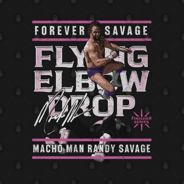 Macho Man Flying Elbow Drop by MunMun_Design