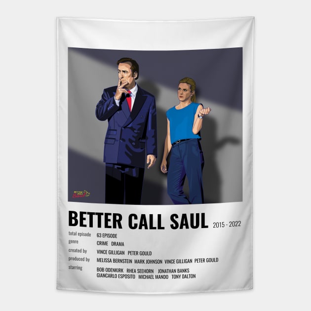 Better Call Saul Polaroid style Tapestry by Laksana Ardie Store