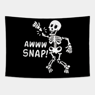 Aw Snap Broken Arm Skeleton Injury Wrist Surgery Recovery Tapestry