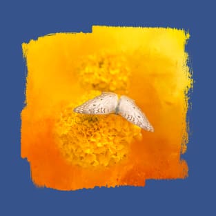 Butterfly on Marigold T-Shirt