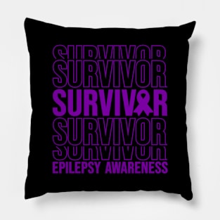 Epilepsy Awareness Epilepsy Survivor Pillow