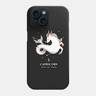 Capricorn Constellation Zodiac Series - White version Phone Case