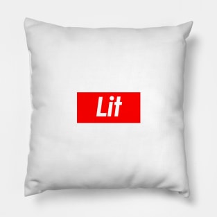 Lit (Red) Pillow