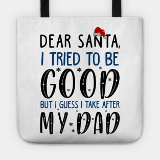 Funny Christmas Sweater For Kids Tote