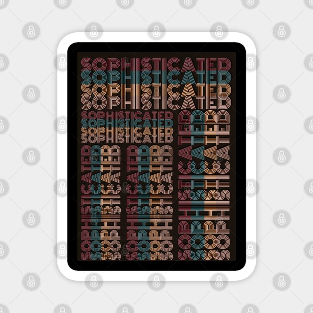 Sophisticated- retro 80s popular color Magnet by Blueberry Pie 