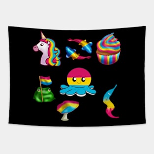 Pansexual LGBTQ Sticker Pack Tapestry