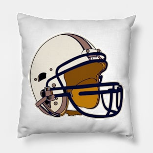 Vintage Football Helmet Pillow