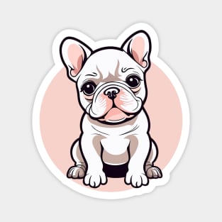 Little Baby Frenchie Sweet French Bulldog Puppy Magnet