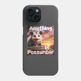 Joyful Opossum Phone Case