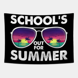 Vintage Last Day Of School Schools Out For Summer Teacher Tapestry