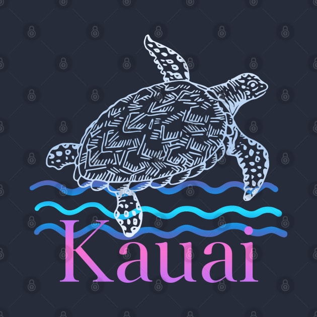 Kauai Hawaii Sea Turtle Souvenir Gift by Pine Hill Goods