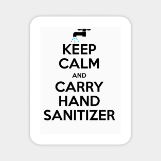 Keep Calm and Carry - Hand Sanitizer 2 Magnet