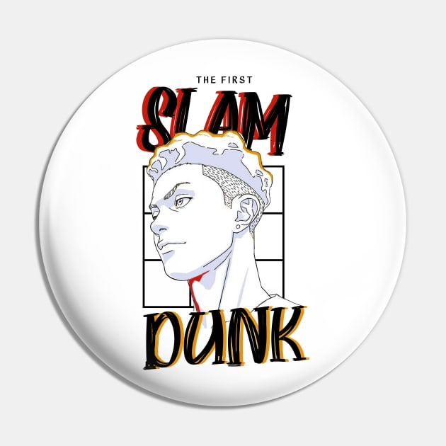 RYOTA MIYAGI - the first slam dunk Pin by Claessens_art