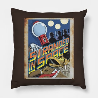 Mystery Science Rusty Barn Sign 3000 - Stranded In Space Pillow