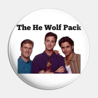 The He Wolf Pack Pin