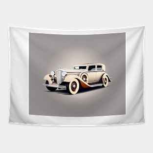 Art Deco Style Cars Tapestry