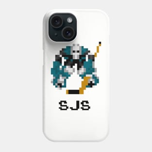 16-Bit Hockey Goalie - San Jose Phone Case