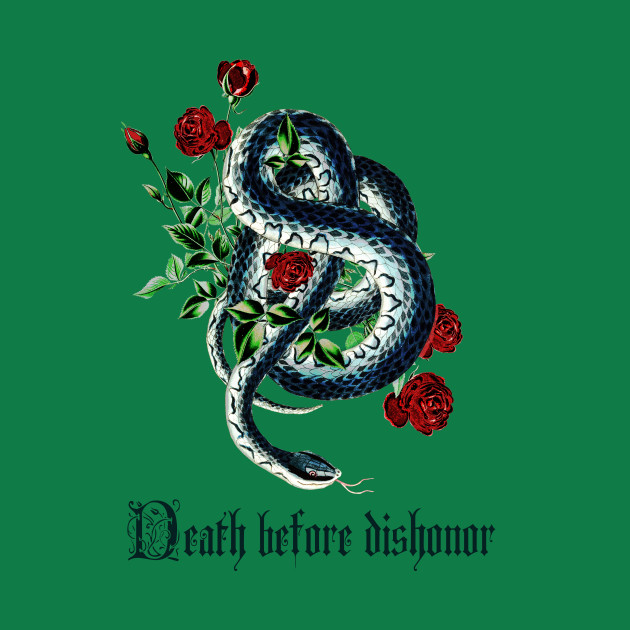 Death before dishonor. Snake by hardcore repertoire