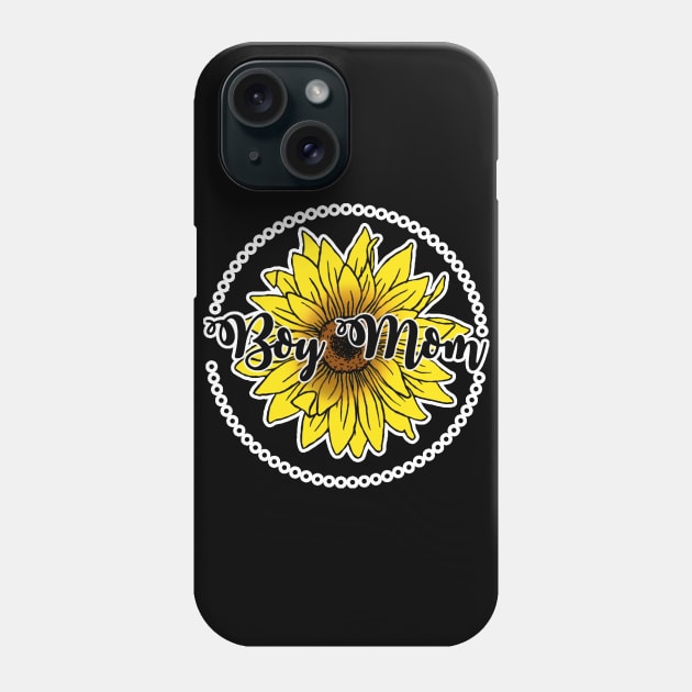 Sunflower Boy Mom Phone Case by Tiennhu Lamit19