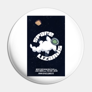 Space Lizards Poster Pin