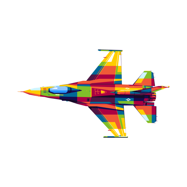 F-16 Fighting Falcon by wpaprint