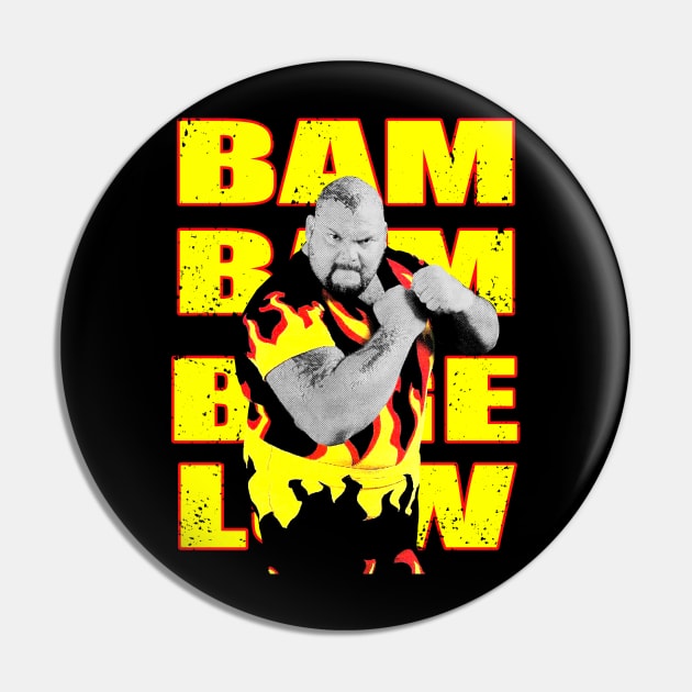 Bam Bam Bigelow Pin by RetroVania