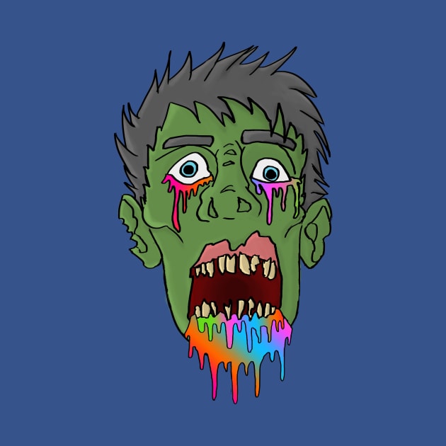 Trippy Acid Zombie by psycheapedelic