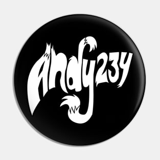 andy 234 Logo typography (wite) Pin