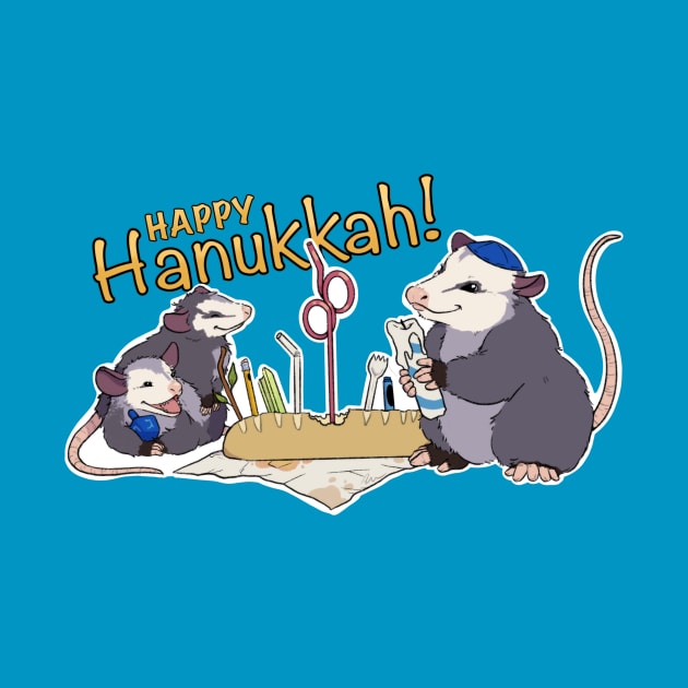 Hanukkah possums by Sidhe Crafts