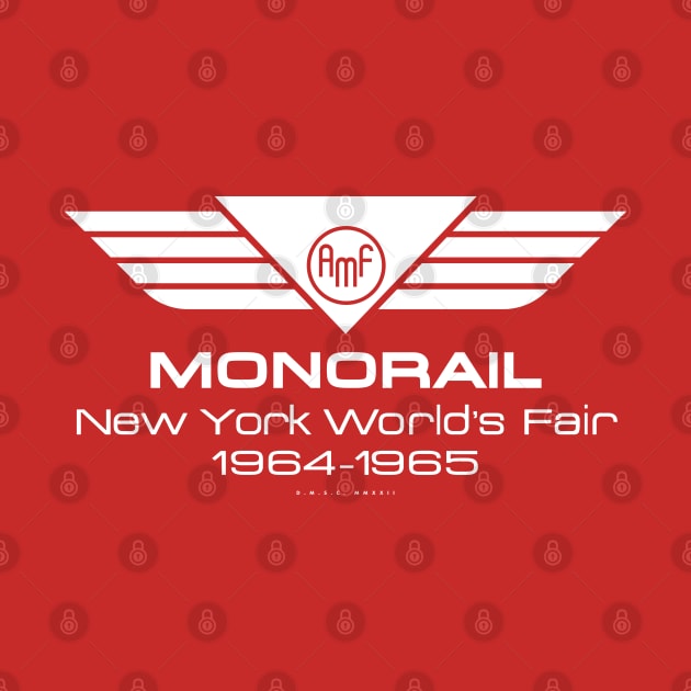 1964-65 World's Fair, New York - AMF Monorail Wings (White) by deadmansupplyco