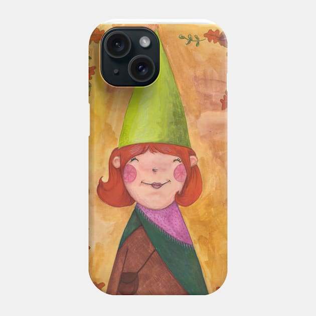 Acorn Gnome Phone Case by Flightoftheparcel