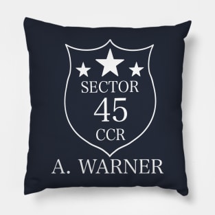 Aaron Warner Sector 45 ccr Pillow