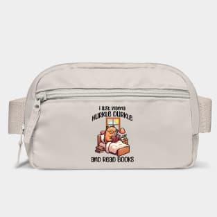 I Just Wanna Hurkle Durkle and Read Books capybara design Bag