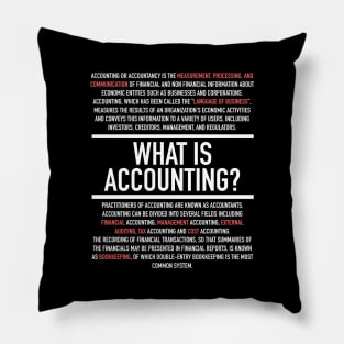 Accounting Defined - Accountant Pillow