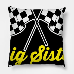 Big Sister Pit Crew Pillow