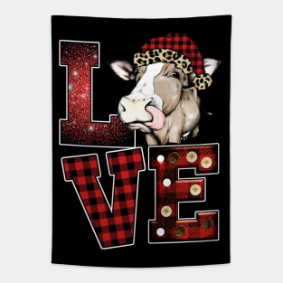 Love Cow Cows Tapestry