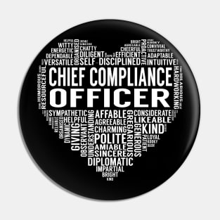 Chief Compliance Officer Heart Pin